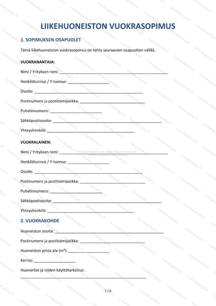 Liikehuoneiston Vuokrasopimus Lomakepohja Word PDF liikehuoneiston-vuokrasopimus-lomakepohja-word-pdf